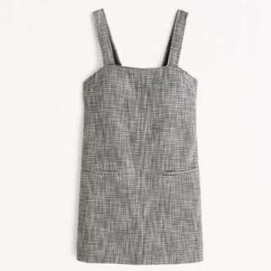 Abercrombie and Fitch Houndstooth Plaid Jumper Dress